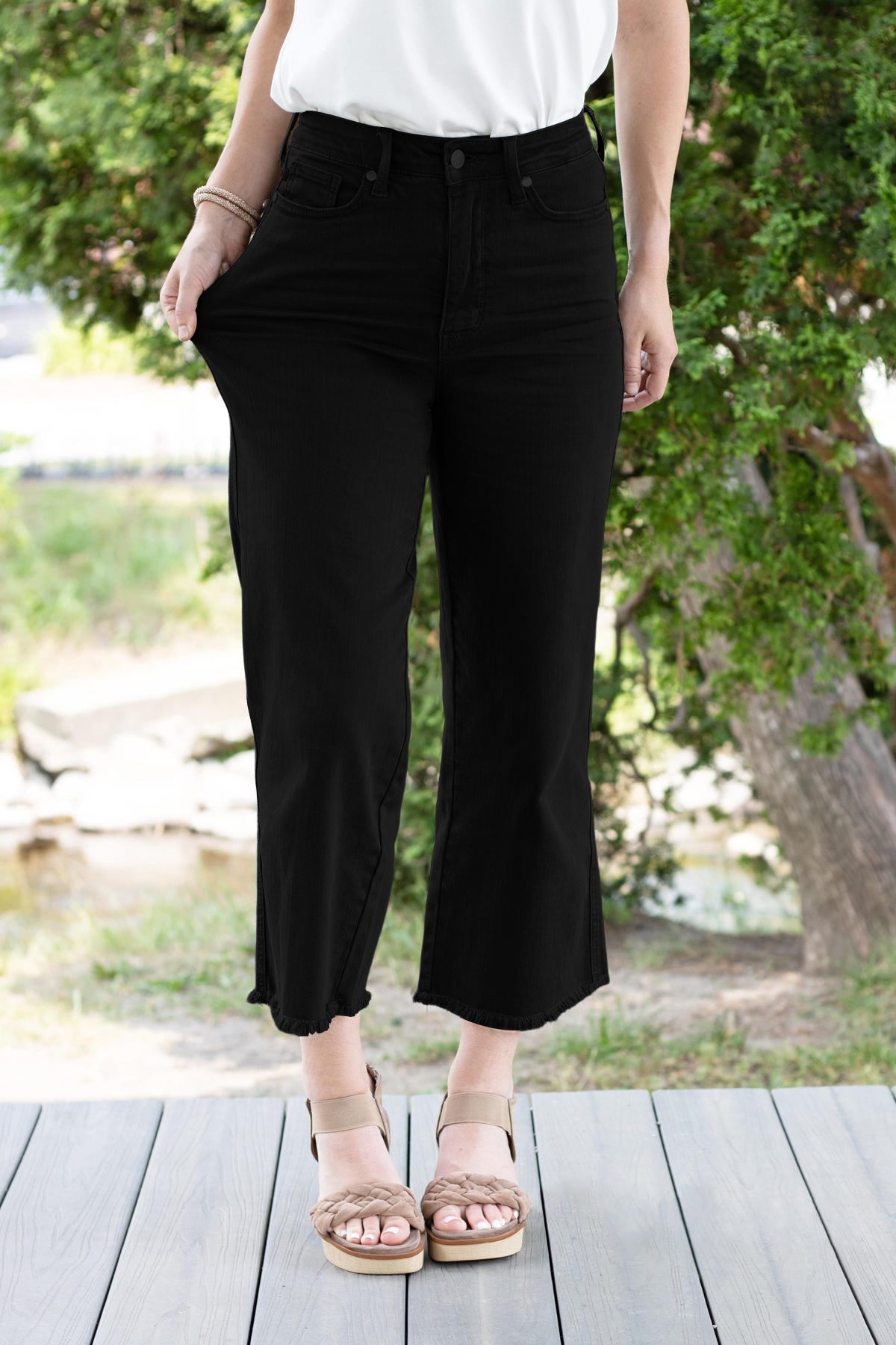 Lenovogo - THE BEST High-Rise Tummy Control  Wide Leg Denim