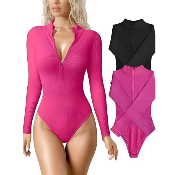 Lenovogo - Zip-Up Bodysuit-Buy more save more