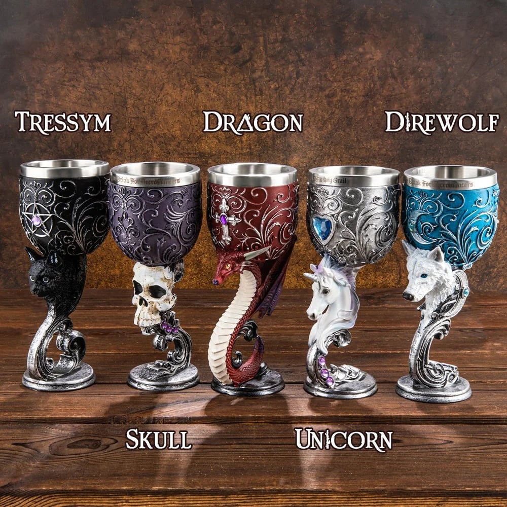 🔥Hot sale❤️‍🔥Magic Style Stainless Steel Decorative Goblet