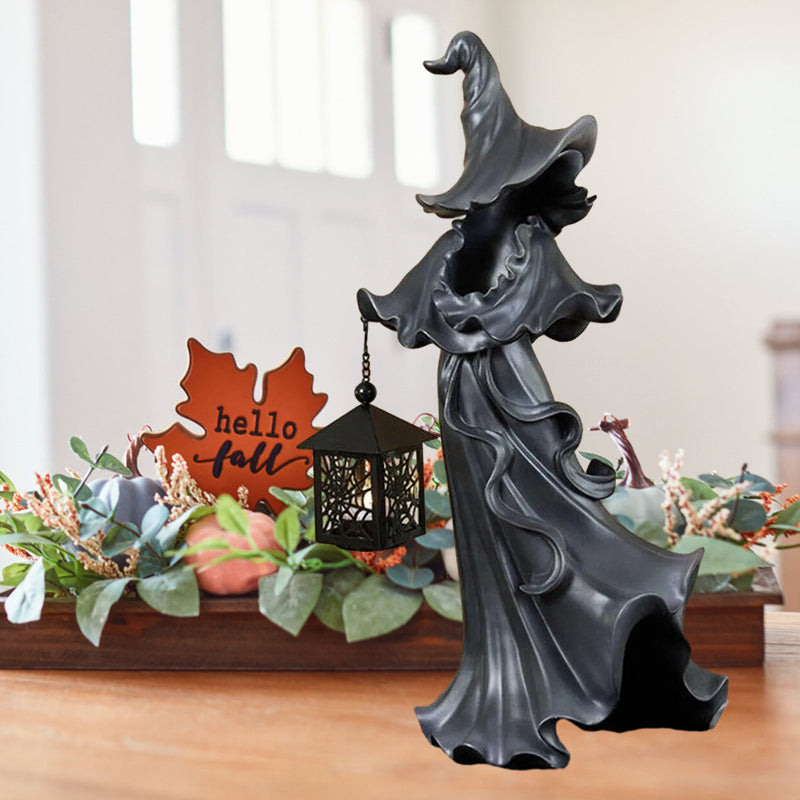 Lenovogo - Witch With Lantern Decoration