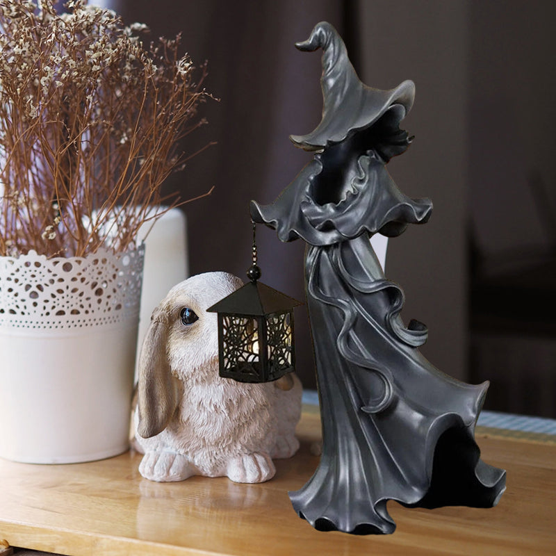 Lenovogo - Witch With Lantern Decoration