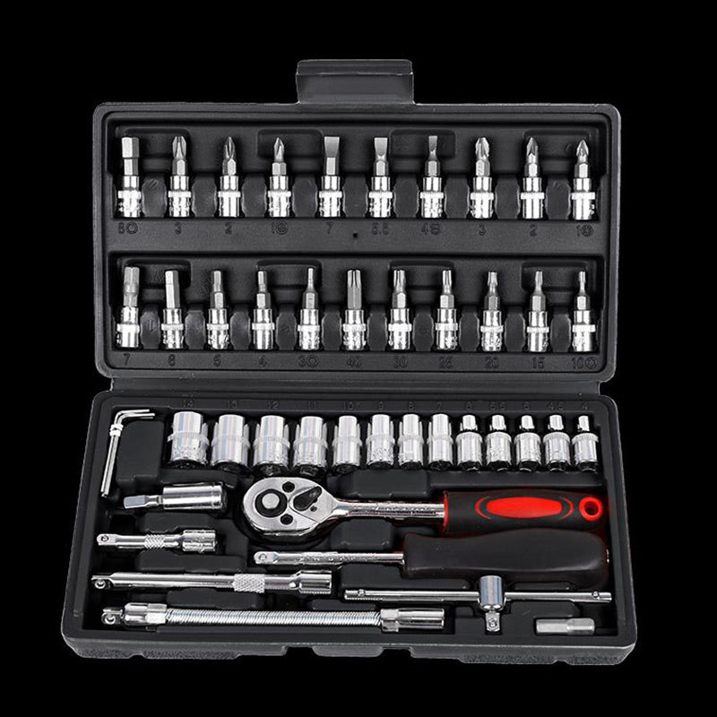 ✨Last day 65% OFF🎁46-piece quick ratchet socket wrench set