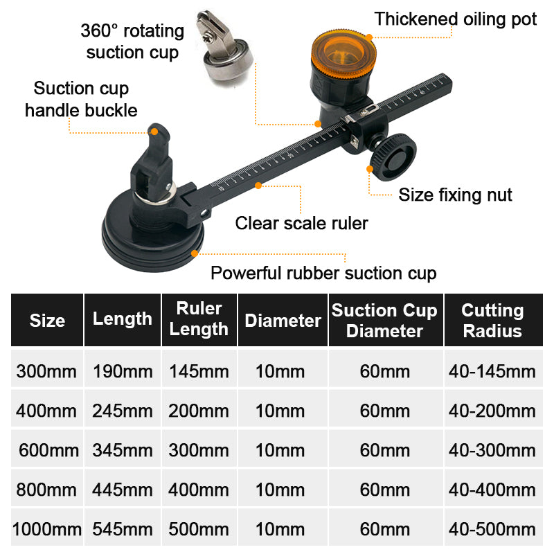 🔥Hot Sale🔥Glass Compass Gauge Cutter