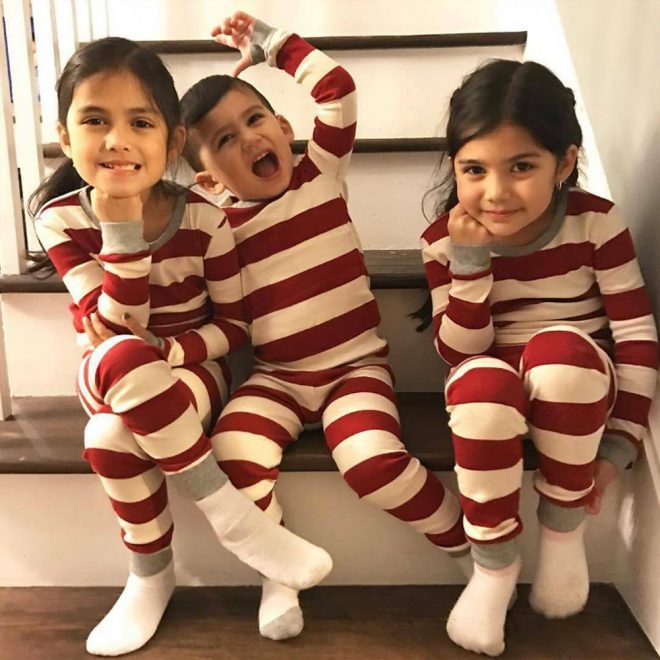 🎄  Christmas Red Striped Family Pajamas