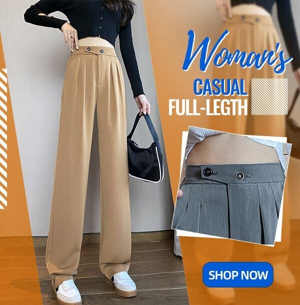 ✨Women's casual full-length pants