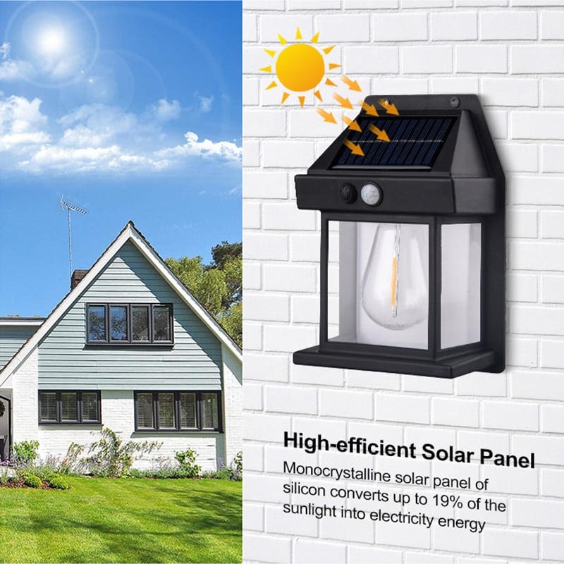 New Outdoor Solar Wall Lamp