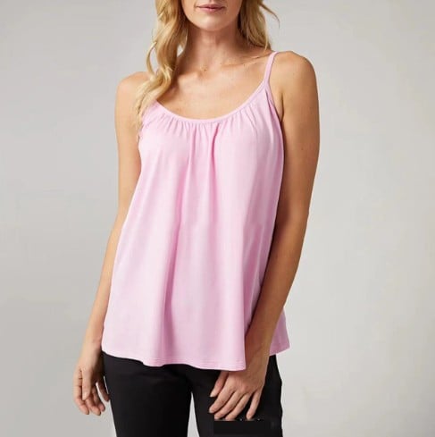 🎁Loose-fitting Tank Top With Built-in Bra