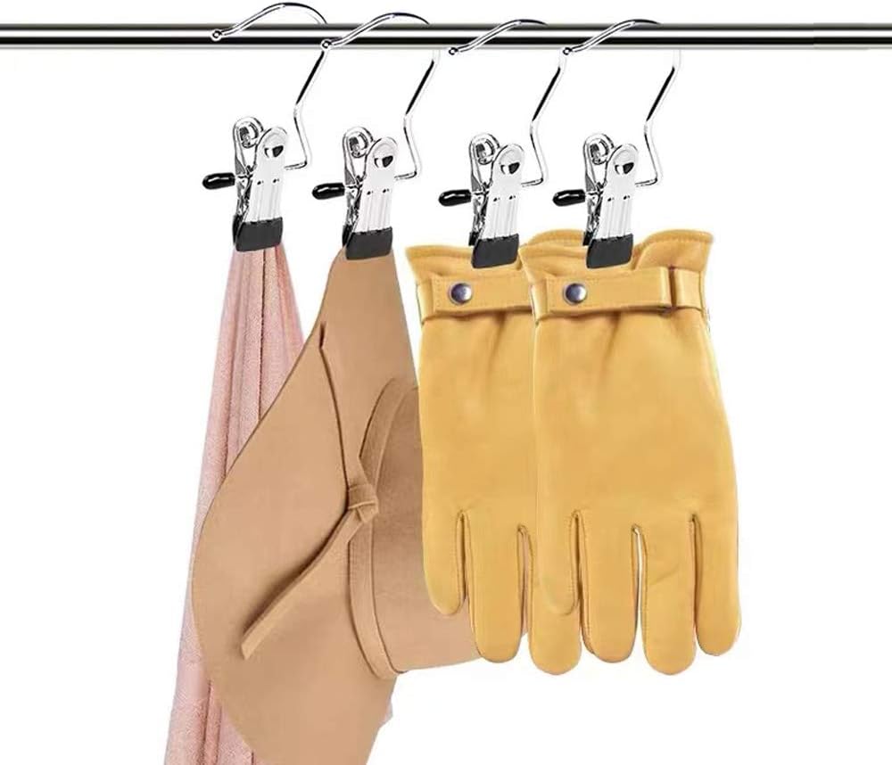 💥Anti-rust Clip Space-saving Clothespin Hat Pants Storage Hanging Travel Hook