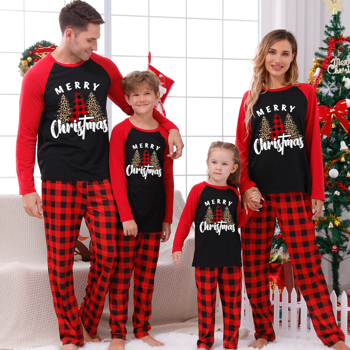 🎄Christmas Elements Print Family Pajama Sets