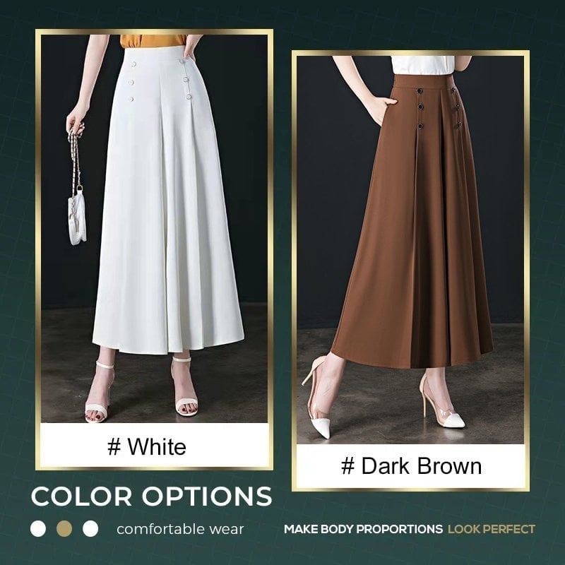 🔥Stylish Pleated Wide-Leg Pants⏰