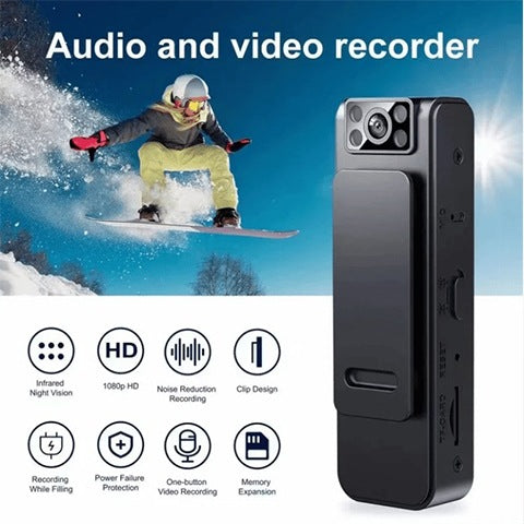 📸 【Capture Beautiful Moments】🔥Portable HD 1080P Noise Reduction Camera