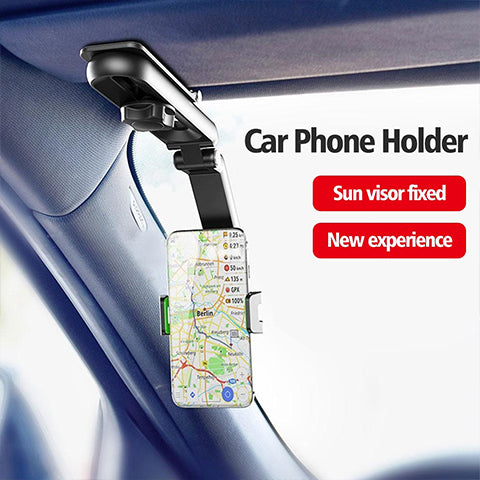🔥 Rotatable and Retractable Car Phone Holder