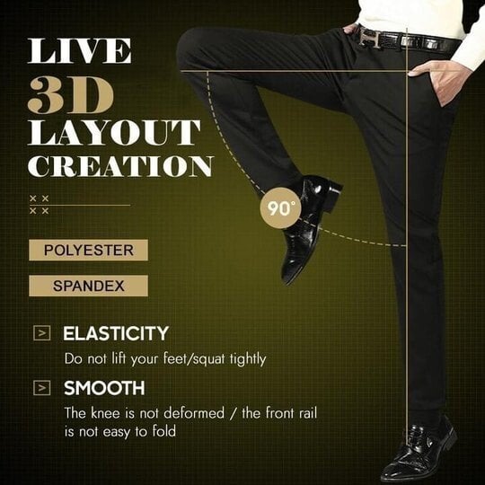 🔥Men's Classic Pants with Good Elasticity