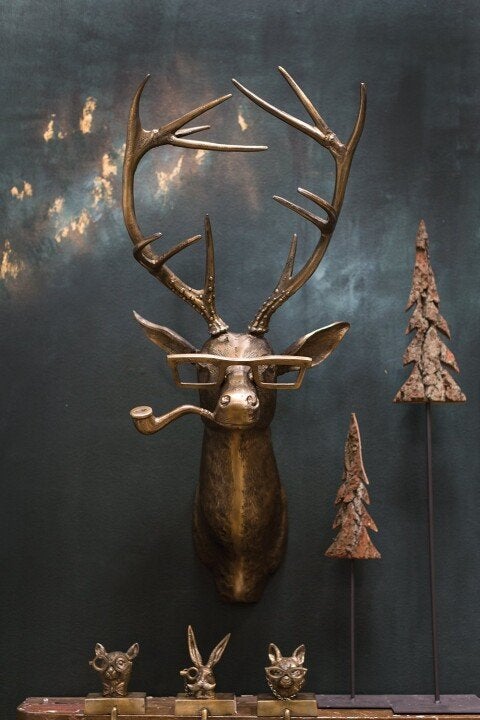 🔥Frankie the Stag Wall Mount