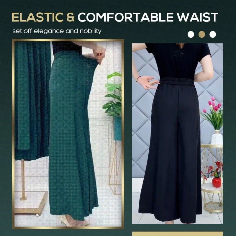 🔥Stylish Pleated Wide-Leg Pants⏰