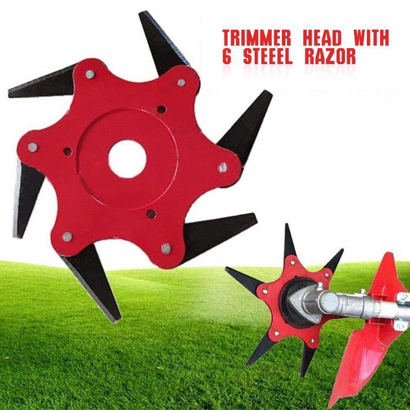 💥Universal 6-blade steel garden pruning head
