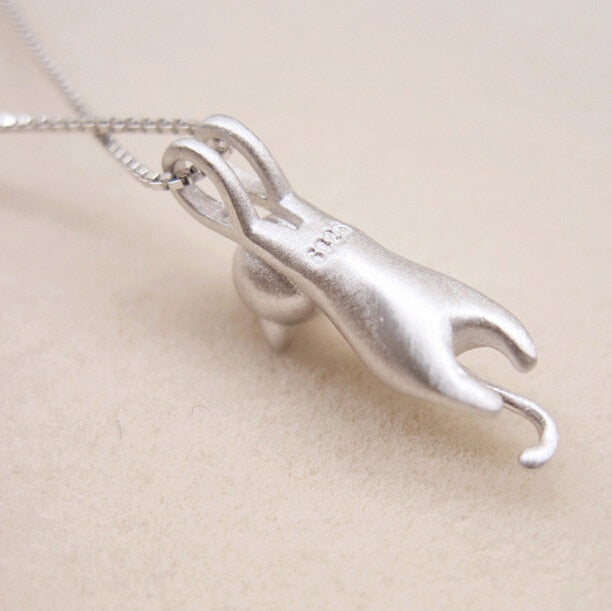 Silver Cats Necklaces