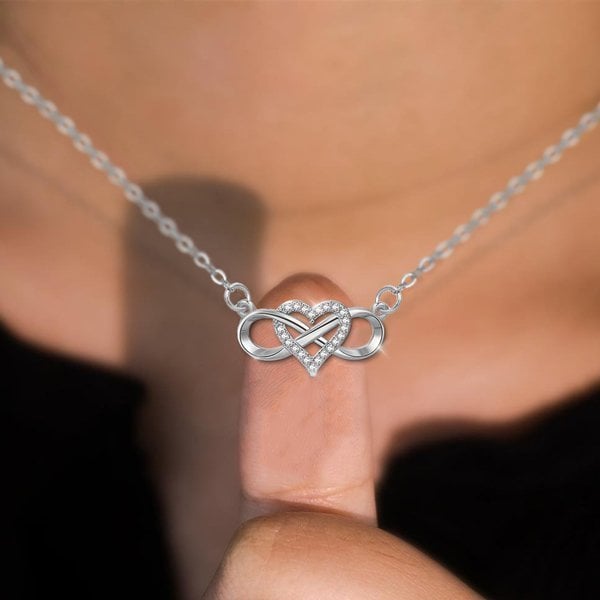 Infinite Love Necklace-''I love you until infinity runs out''