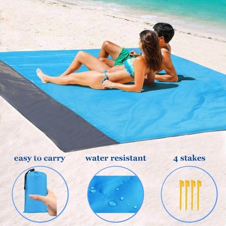 🤽Lightweight sandless beach mat