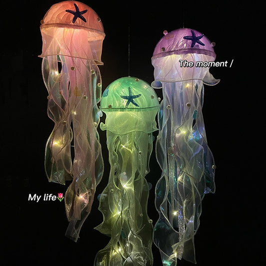 Handmade Jellyfish Lamp DIY Creative Lighting