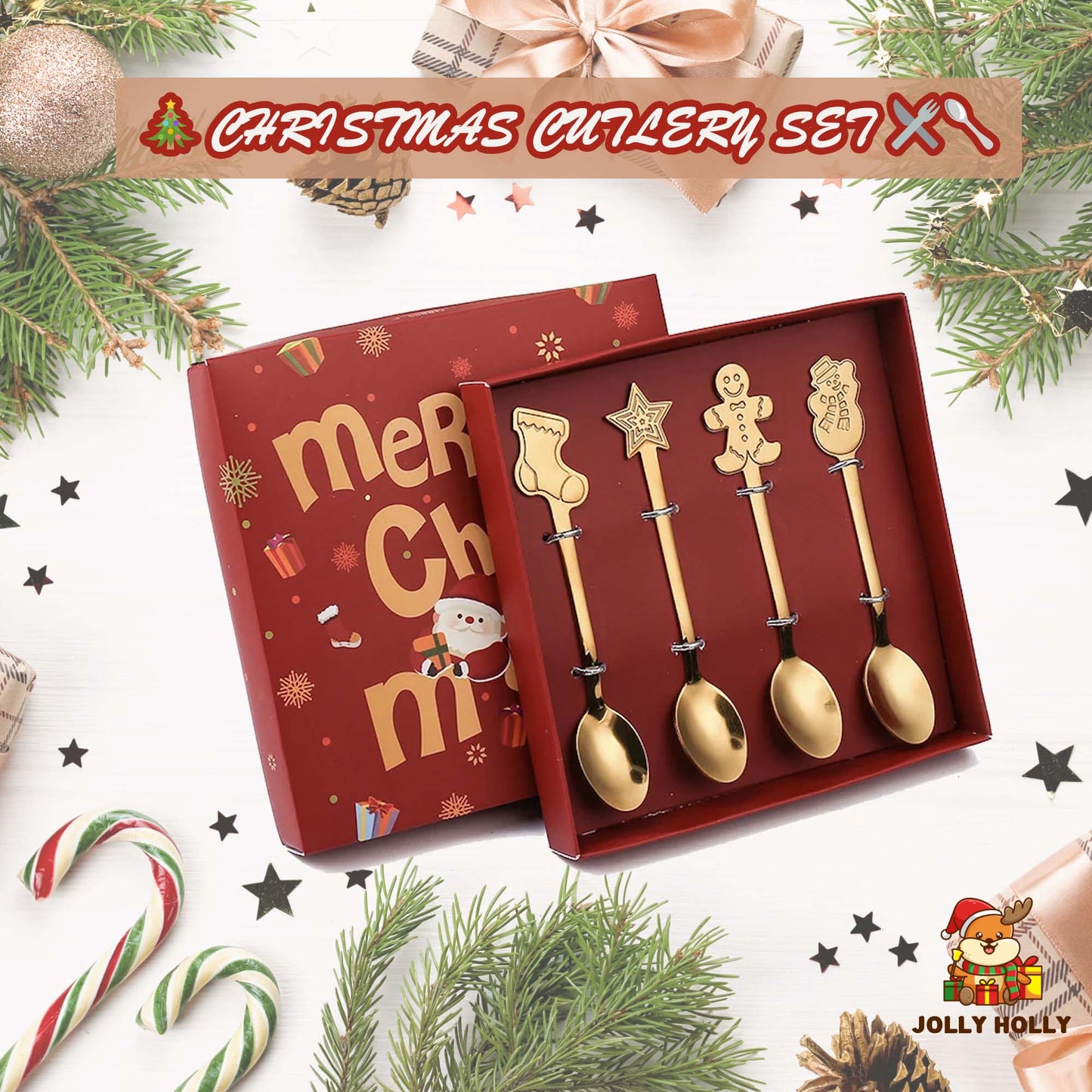 🔥 Christmas Cutlery Set🍴🥄