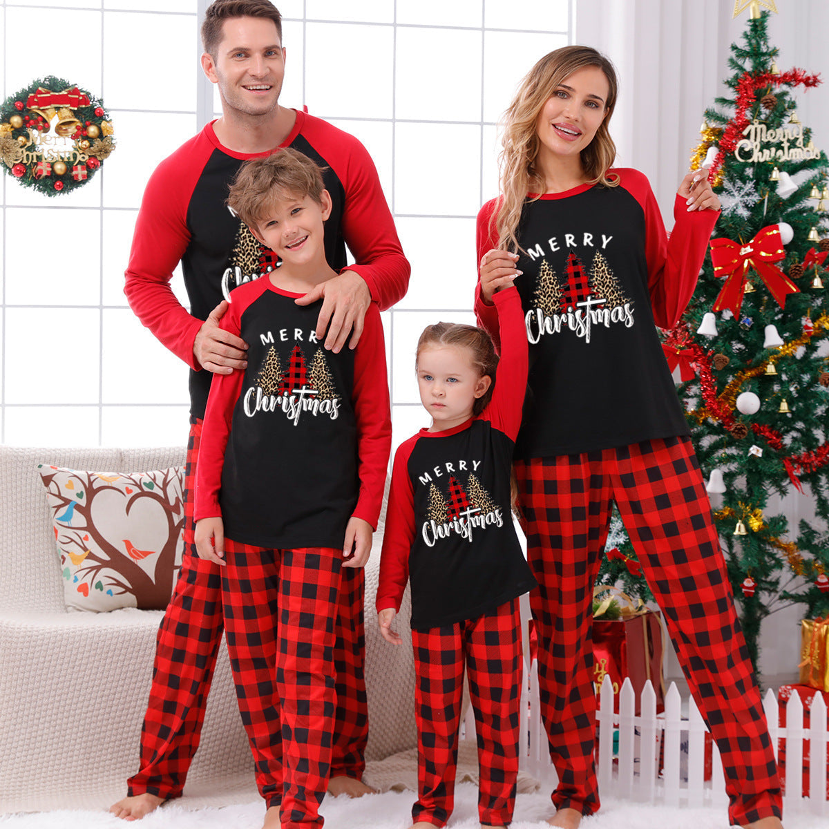 🎄Christmas Elements Print Family Pajama Sets