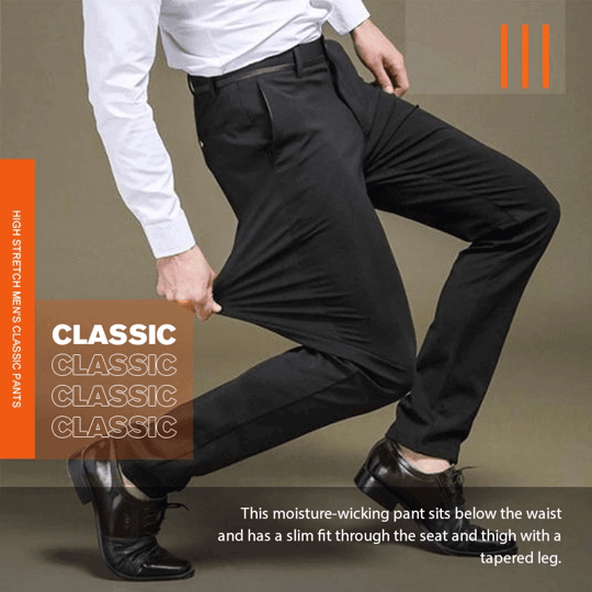 🔥Men's Classic Pants with Good Elasticity