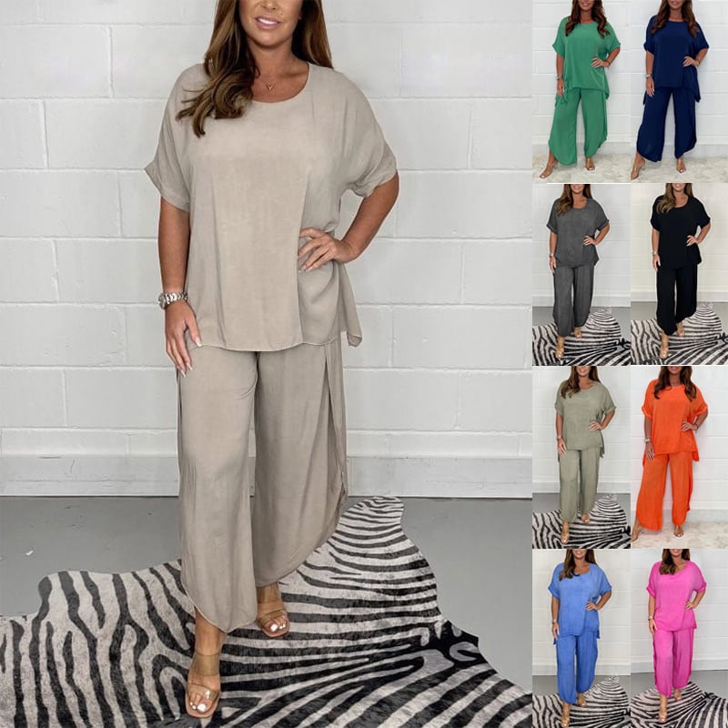 💖Floaty 2 Piece Sleeved Trouser Set