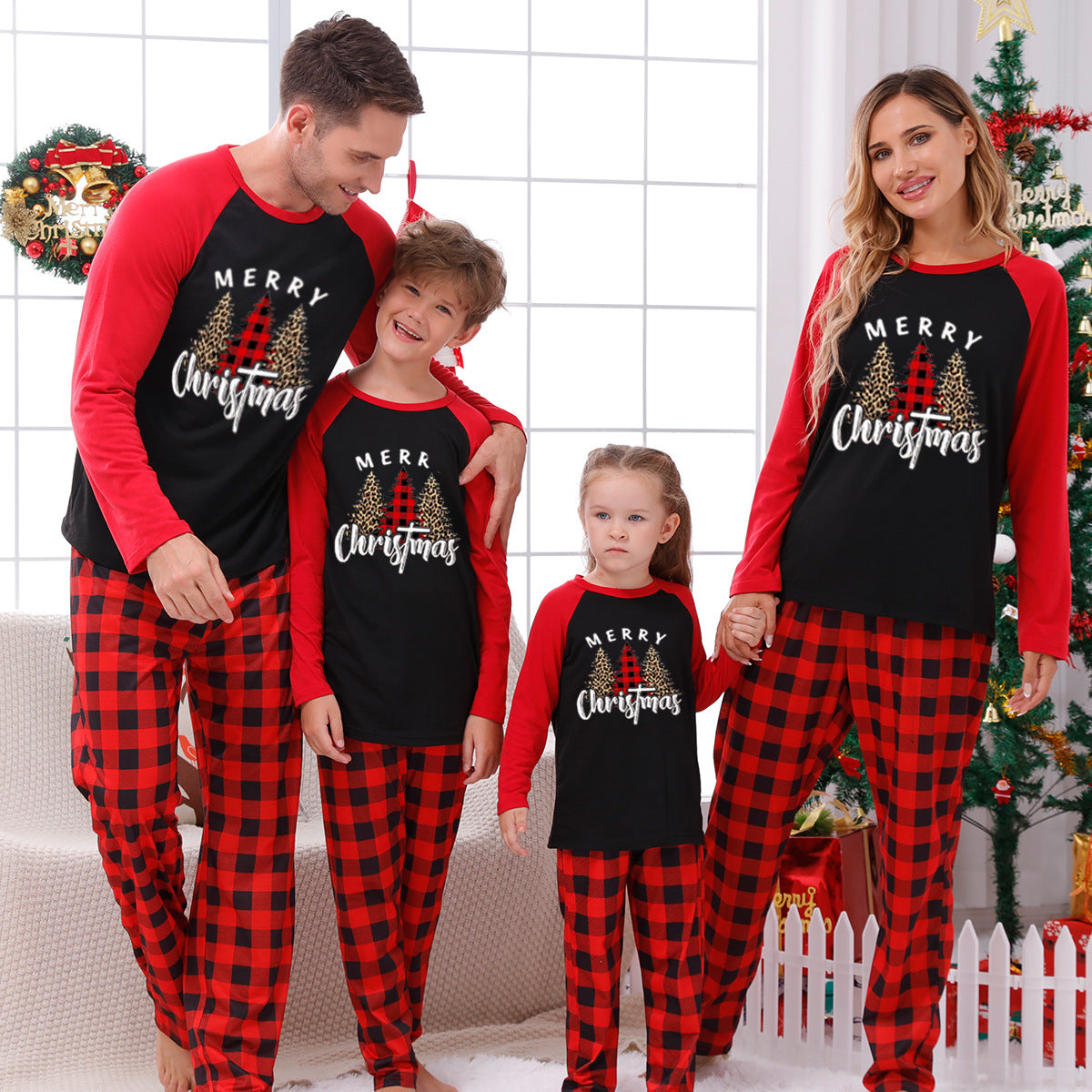 🎄Christmas Elements Print Family Pajama Sets