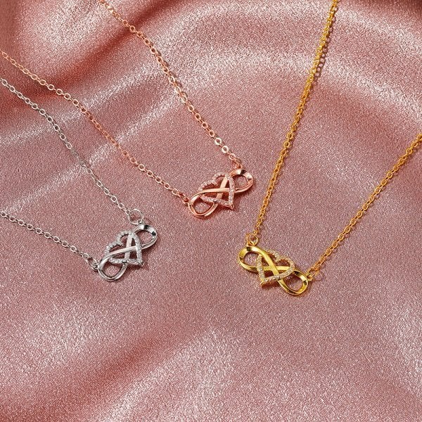 Infinite Love Necklace-''I love you until infinity runs out''