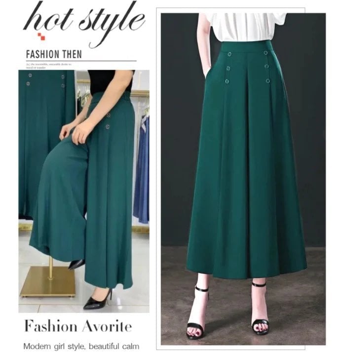 🔥Stylish Pleated Wide-Leg Pants⏰